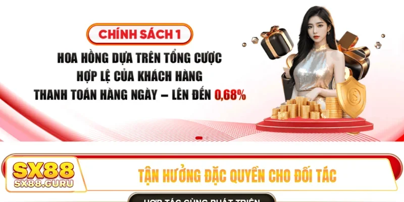 Tận hưởng đặc quyền cho đối tác