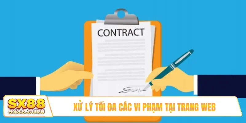 Xử lý tối đa các vi phạm tại trang web